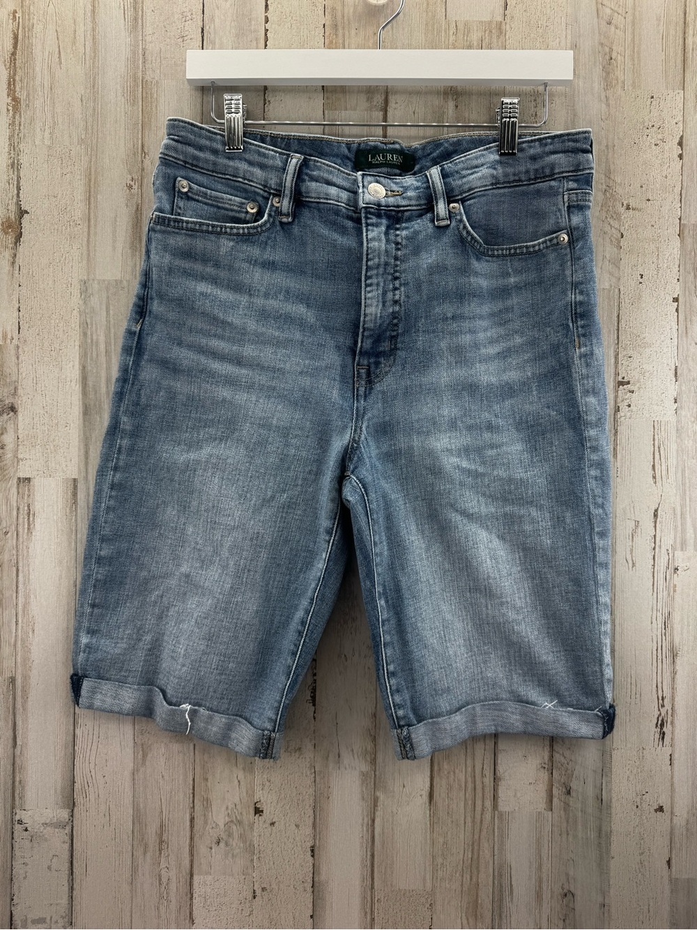 Ralph Lauren Blue Denim Shorts with Green Label